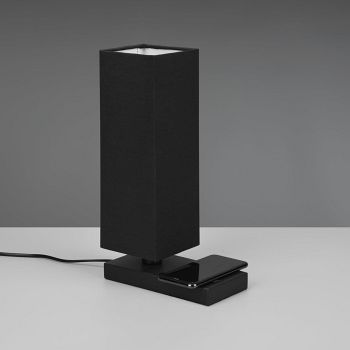 Haley Rectangular Phone Charging Touch Table Lamp