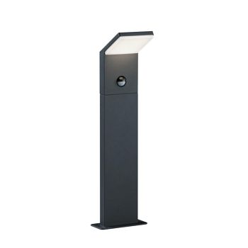 Pearl IP54 LED Anthracite PIR Outdoor Post Lamp 521169142