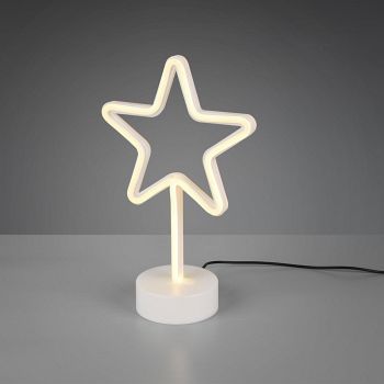 Star LED White Novelty Children's Table Lamp R55230101