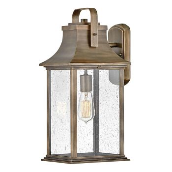 Burnished Bronze IP44 Rated Outdoor Large Wall Lantern QN-GRANT-L-BU