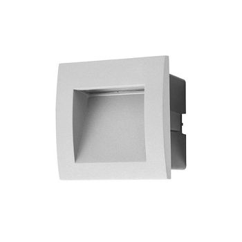 Face Grey LED 3000K IP65 Outdoor Recessed Wall Light PX-0284-GRI