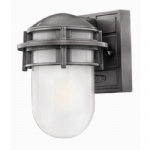 Outdoor IP44 Grey Finished Wall Light HK-REEF-MINI-HE