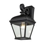 Bayview IP44 Rated Large Black Outdoor Wall Light BAYVIEW-2L-BK