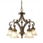 Drawing Room Bronze 5 Arm Ceiling Chandelier Light FE-DRAWING-ROOM5