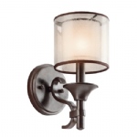 Lacey Mission Bronze Wall Light KL-LACEY1-MB