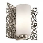 Wall Light Pewter Finish KL-SILVER-CORAL1