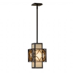 Remy Single Bronze and Gold Finish Pendant FE-REMY-P-C