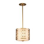 Ziggy Lacquered Gold Small Ceiling Pendant ZIGGY-1P-S-LG