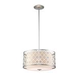 Ziggy Lacquered Silver Large Ceiling Pendant ZIGGY-2P-M-LS
