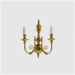 Beveren Solid Brass Double Wall Light BF19700/02/WB