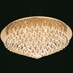 Parma 12 Light Crystal & Gold Flush Ceiling Light CFH011025/12/G