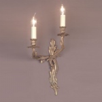Louis Polished Brass Double Right Hand Wall Light SMBB00402R/PB
