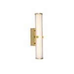 Clamp Bathroom LED Gold Coloured Wall Light 63125-1GO