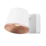 Drone Single LED Wall Spotlight in White And Copper 05-5306-14-06