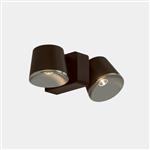 Double Brown And Chrome LED Spotlight 05-5307-CI-21