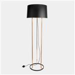 Premium Black And Copper Plated Three Light Floor Lamp 25-5076-06-H13W