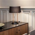 Premium Black And Copper Three Light Table Lamp 10-5076-06-H13W
