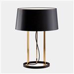 Premium Black And Gold Plated Three Light Table Lamp 10-5076-01-H13W