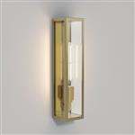 Harvard IP44 Natural Brass Outdoor or Bathroom Wall Light 1402007