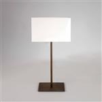 Park Lane Bronze Table Lamp & White Shade 1080046+5001001