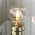 Dimple Brushed Brass Table Lamp 91973