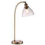 Hansen Task Antique brass Table Lamp 77859