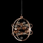 Muni Copper Finish LED Spherical Pendant MUNI-CO
