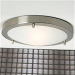 Ancona Maxi Steel IP43/IP44 Ceiling or Wall Light 25316132