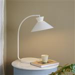 Dial White Finish Desk and Table Lamp 2213385001