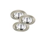 Fremont Steel 3 Pack Warm White LED Recessed Downlights 47580132