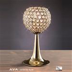 Ava French Gold Switched Crystal Table Lamp IL30755