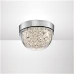 Harper Small Crystal LED Flush Ceiling Pendant IL80010