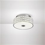 Hawthorne LED Small Round Polished Chrome LED Flush Ceiling Fitting IL80020