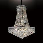 Frances Polished Chrome And Asfour Crystal Crystal Chandelier IL31420