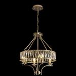 Vivienne 4 Light French Gold And Crystal Pendant Ceiling Fitting IL31824