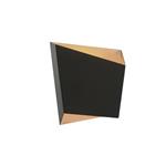 Asimetric Black And Gold Finished Wall Light M6222