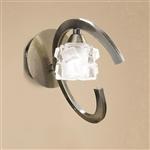 Ice Antique Brass Switched Wall Light M1865/S