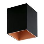 Palasso Box Black And Copper Finish LED Ceiling Spot 94496