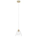 Copley Gold & Clear Glass Ceiling Pendant 43633