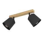 Cotorro Double Black And Wood Spotlight 900432