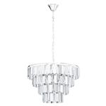 Erseka Chrome and Crystal Four Tiered Pendant 99094