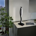 Lasana 3 LED Black & White Twisted Table Lamp 99318