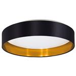 Maserlo 2 Circular Black And Gold LED Ceiling Fitting 99539