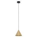 Narices Black Steel, Brushed Brass and Gold Single Pendant 99591