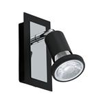 Sarria Two Toned Black And Chrome LED Spotlight 94963