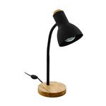 Veradal Black And Wood Table Lamp 98831