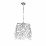 Faiza Large Silver Twig Effect Pendant Ceiling Fitting FRA369