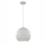 Tangent Oval Geometric White Ceiling Pendant PCH146