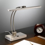 Led Satin Nickel Task Table Lamp FRA829
