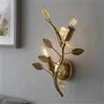 Gold Leaf Two Light Wall Fitting Abrus-2W